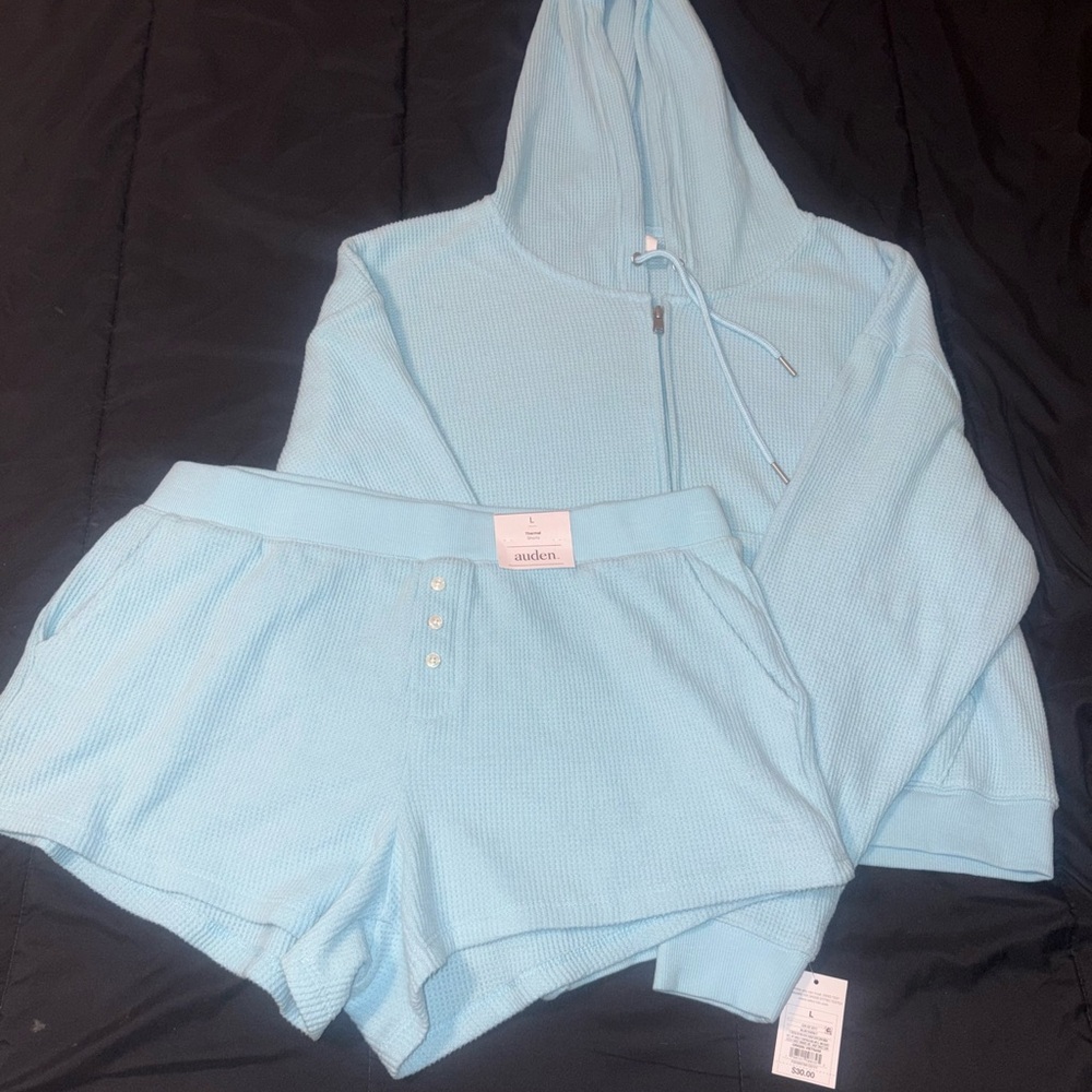 Auden Sky Blue Lounge Set